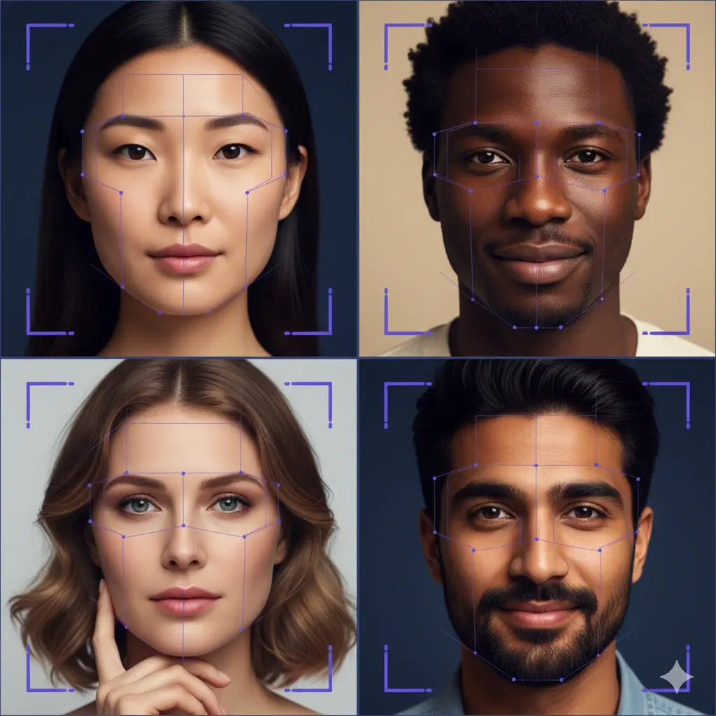 What ethnicity do I look like — AI facial diversity analysis showing multiple ethnic backgrounds